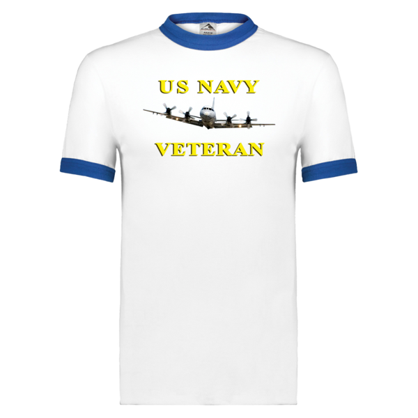 Navy Vet 2 Unisex Ringer Tee