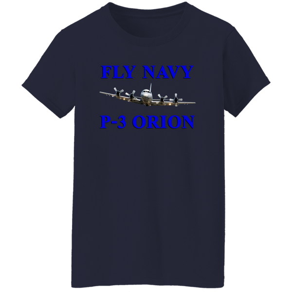 Fly Navy P-3 1 Ladies' T-Shirt