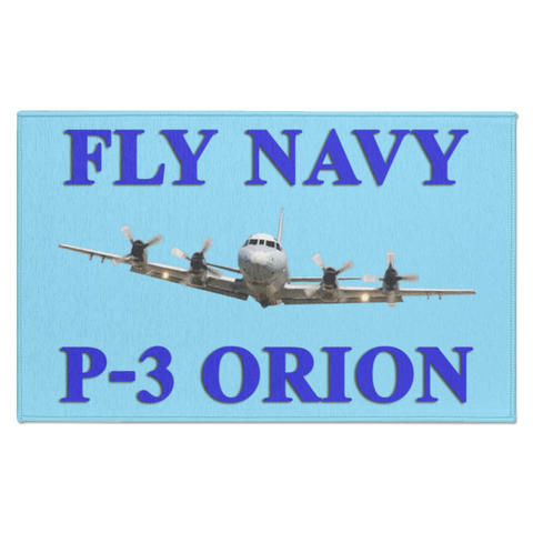 Fly Navy P-3 1 Indoor Doormat