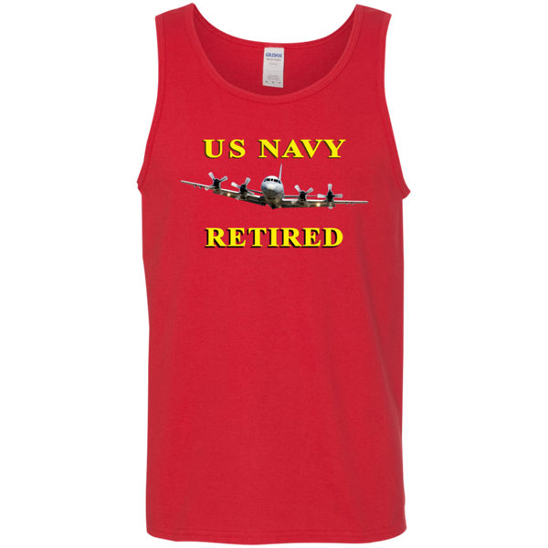 Navy Retired 1 Cotton Tank Top