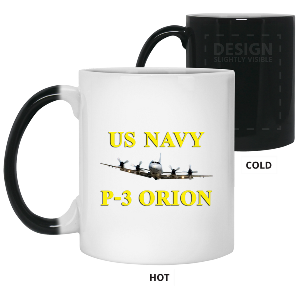 US Navy P-3 3 Color Changing Mug - 11oz