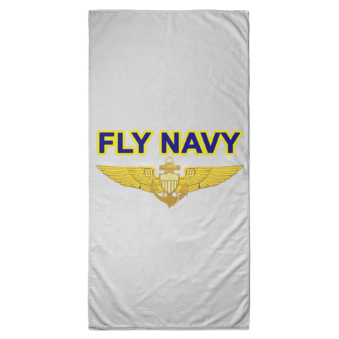 Fly Navy Aviator Beach Towel - 35x70