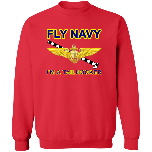 Fly Navy Tailhooker 1 Crewneck Pullover Sweatshirt