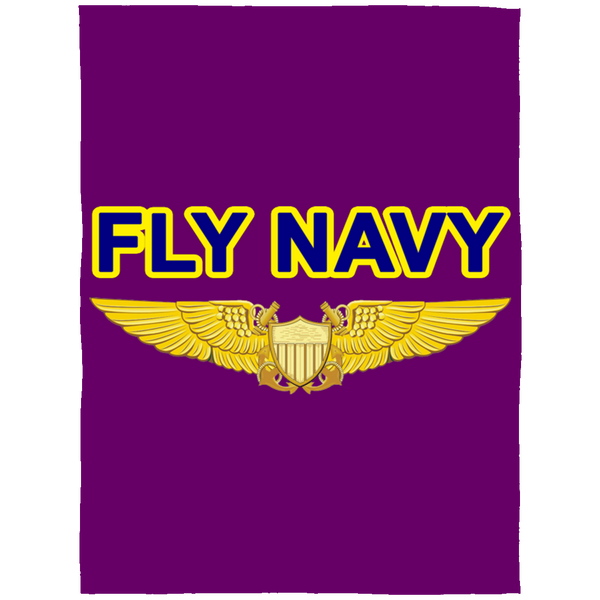 Fly Navy NFO Blanket - Arctic Fleece 60x80