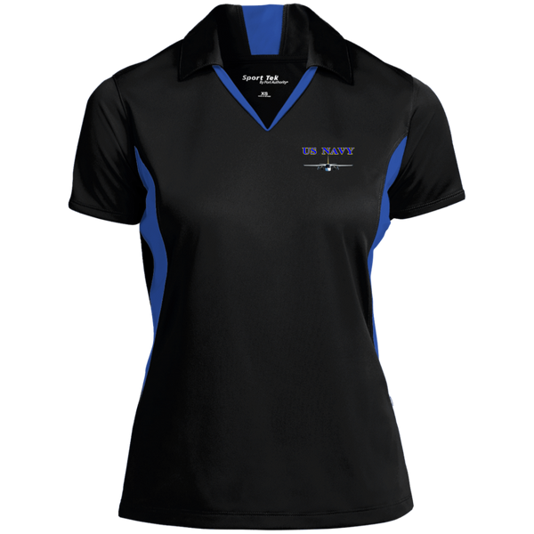 US Navy S-3 2 Ladies' Colorblock Performance Polo