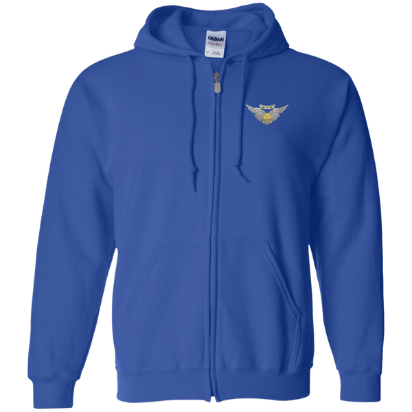 Combat Air 1 Zip Up Hooded Sweatshirt