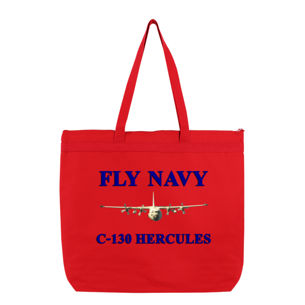 Fly Navy C-130 1 Melody Large Tote