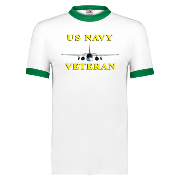 Navy Vet 3 Unisex Ringer Tee