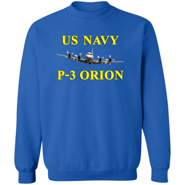 US Navy P-3 3 Crewneck Pullover Sweatshirt