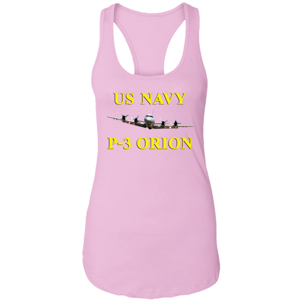 US Navy P-3 3 Ladies' Ideal Racerback Tank