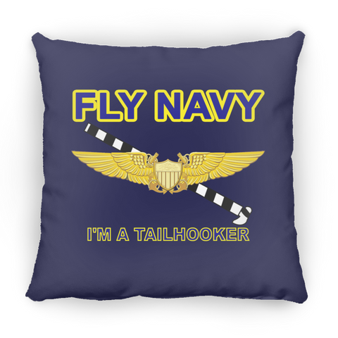 Fly Navy Tailhooker 3 Pillow - Small Square