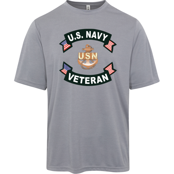 Navy Vet 1 Team 365 Heather T-Shirt