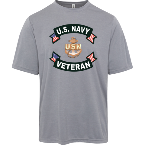 Navy Vet 1 Team 365 Heather T-Shirt