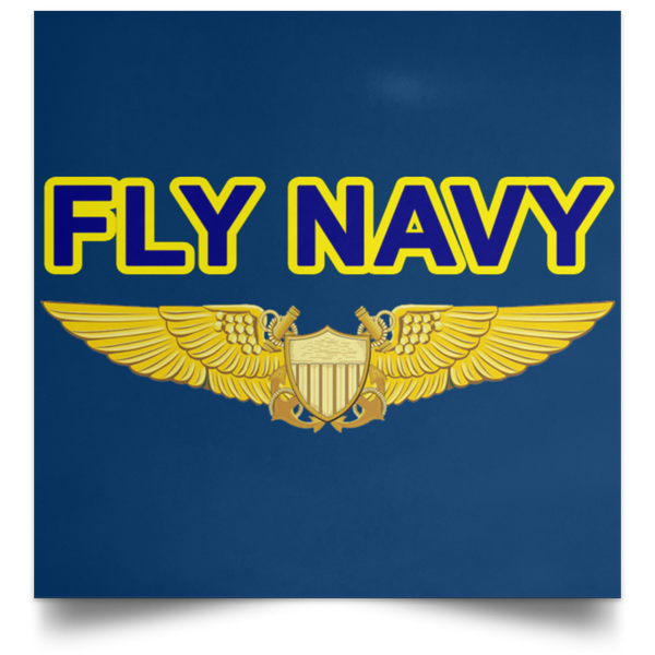 Fly Navy NFO Poster - Square