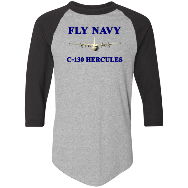 Fly Navy C-130 1 Colorblock Raglan Jersey