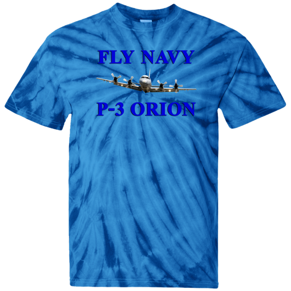 Fly Navy P-3 1 Cotton Tie Dye T-Shirt