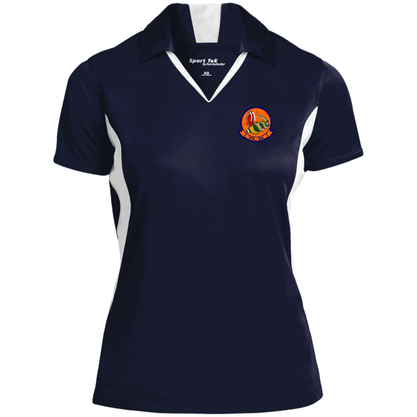 VFA 204 1 Ladies' Colorblock Performance Polo