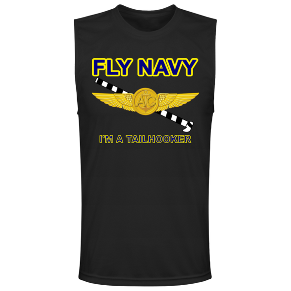 Fly Navy Tailhooker 2 Team 365 Muscle T-Shirt