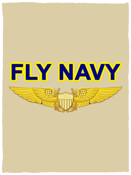 Fly Navy NFO Blanket - Cozy Plush Fleece 30x40