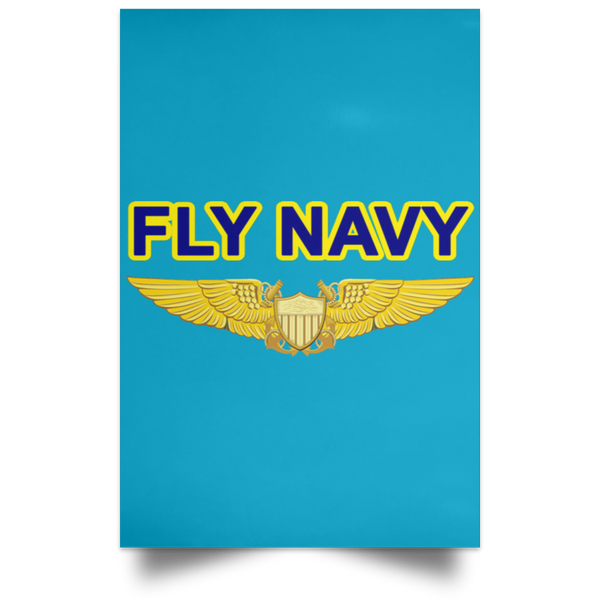 Fly Navy NFO Poster - Portrait