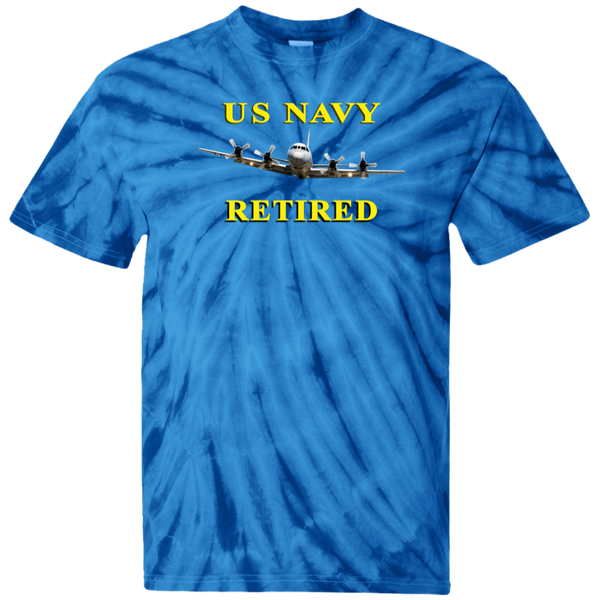 Navy Retired 1 Cotton Tie Dye T-Shirt