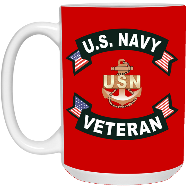 Navy Vet 1 Mug - 15oz