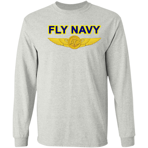 Fly Navy Aircrew LS Cotton T-Shirt