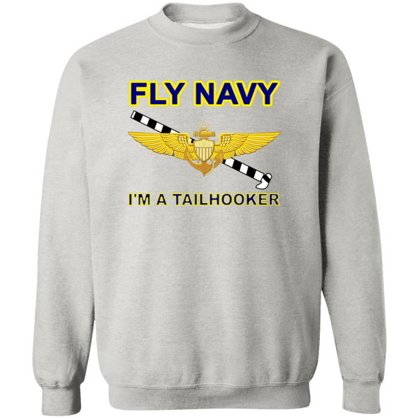 Fly Navy Tailhooker 1 Crewneck Pullover Sweatshirt