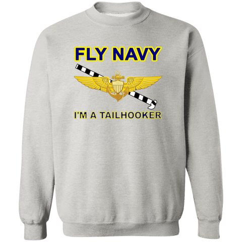 Fly Navy Tailhooker 1 Crewneck Pullover Sweatshirt