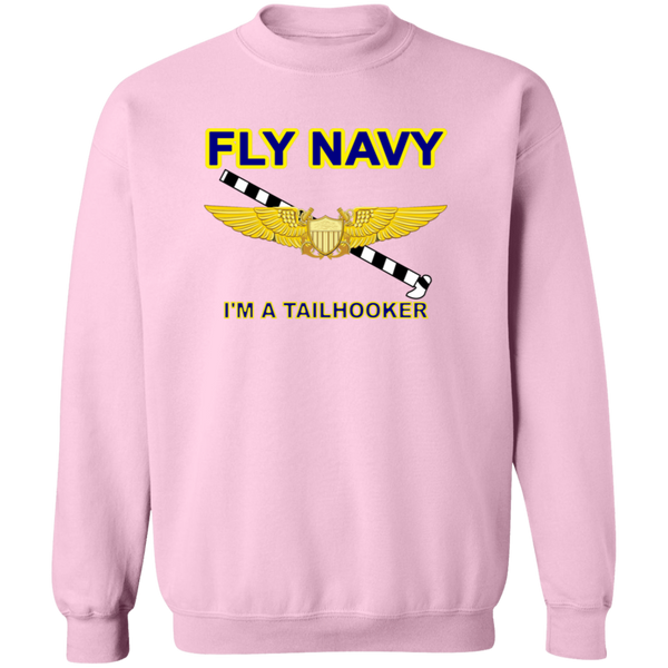 Fly Navy Tailhooker 3 Crewneck Pullover Sweatshirt