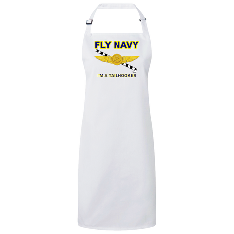 Fly Navy Tailhooker 2 Unisex Bib Apron