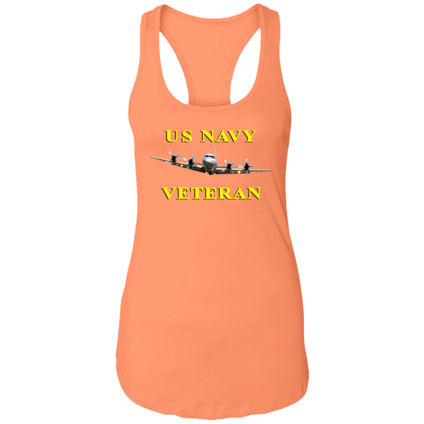 Navy Vet 2 Ladies' Ideal Racerback Tank