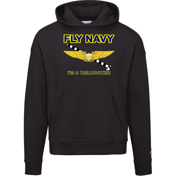 Fly Navy Tailhooker 3 Champion Ladies' Powerblend Hoodie