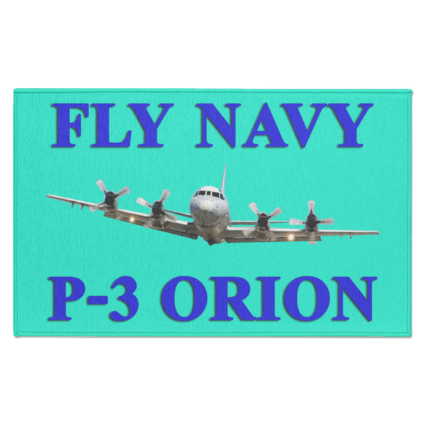 Fly Navy P-3 1 Indoor Doormat