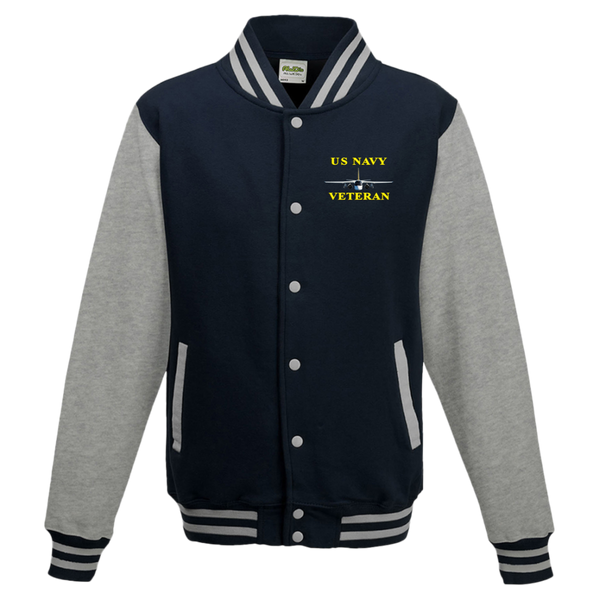 Navy Vet 3 Letterman Jacket