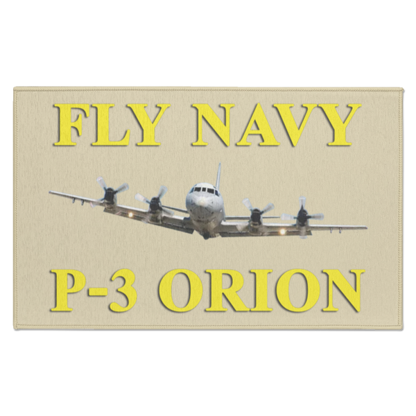 Fly Navy P-3 3 Indoor Doormat