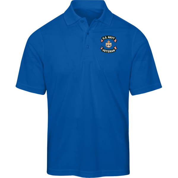 Navy Vet 1 Core 365 Pique Polo