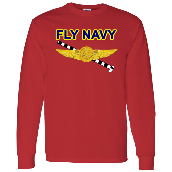 Fly Navy Tailhook 2 LS Cotton T-Shirt