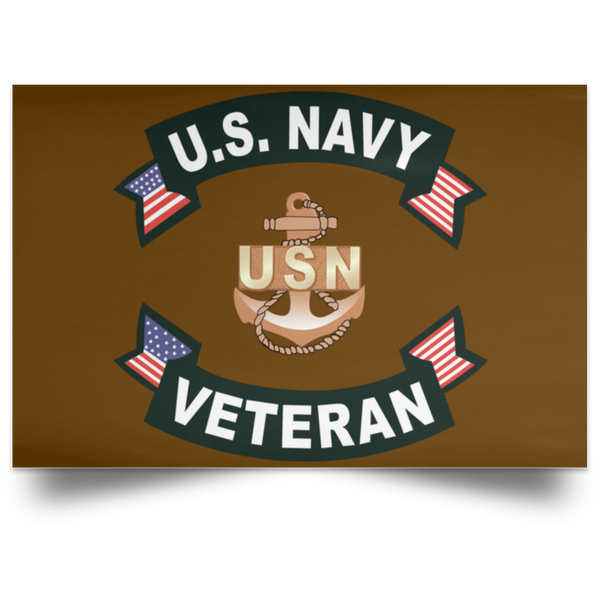 Navy Vet 1 Poster - Landscape