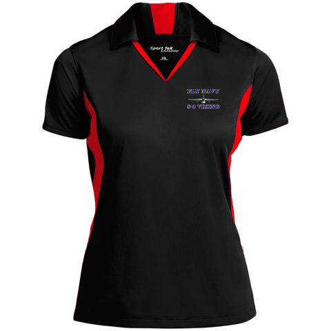 Fly Navy S-3 1 Ladies' Colorblock Performance Polo