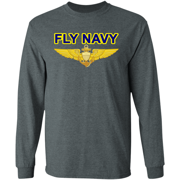 Fly Navy Aviator LS Cotton T-Shirt