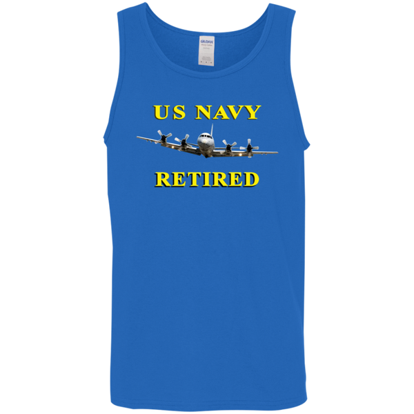 Navy Retired 1 Cotton Tank Top