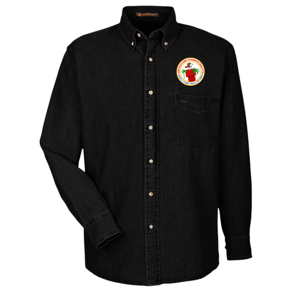 Subic Cubi Pt 07 Harriton LS Denim Shirt