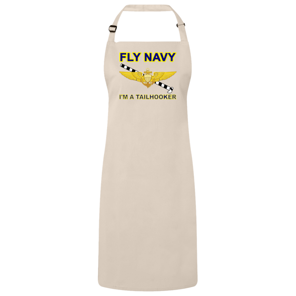 Fly Navy Tailhooker 1 Unisex Bib Apron