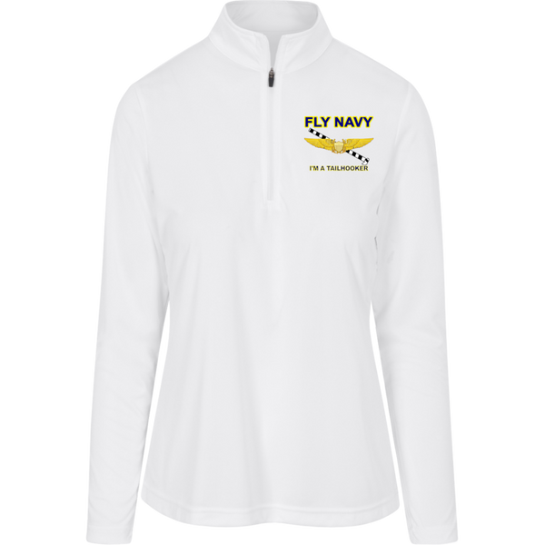 Fly Navy Tailhooker 3 Team 365 Ladies' Zone Quarter Zip