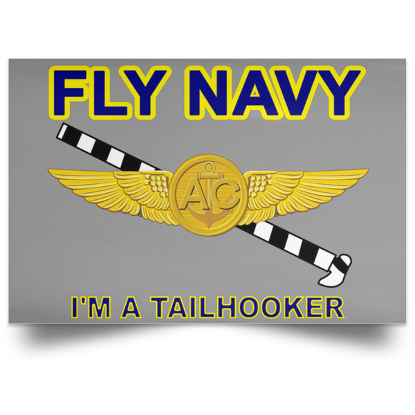 Fly Navy Tailhooker 2 Poster - Landscape