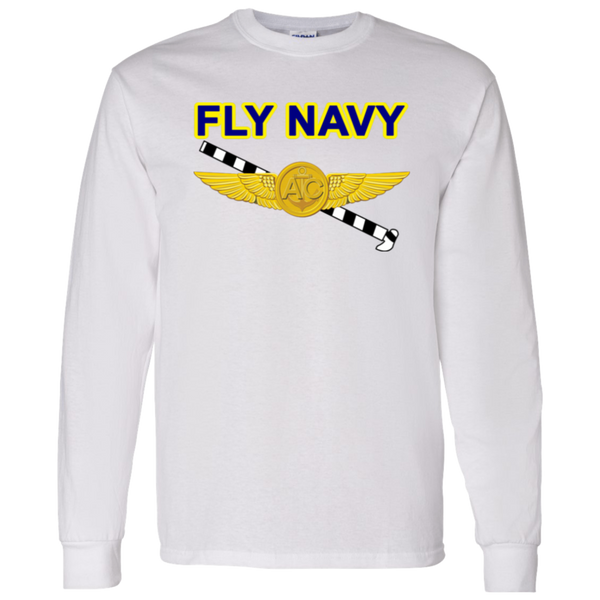 Fly Navy Tailhook 2 LS Cotton T-Shirt