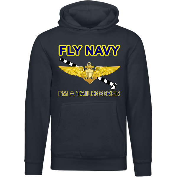 Fly Navy Tailhooker 1 Lane Seven Unisex Premium Hoodie