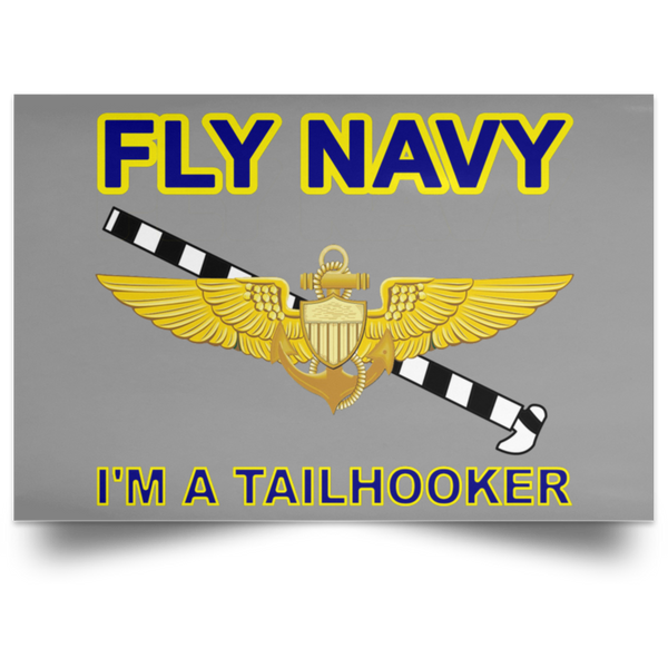 Fly Navy Tailhooker 1 Poster - Landscape