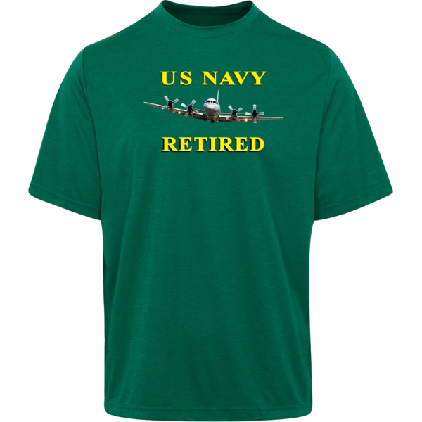 Navy Retired 1 Team 365 Heather T-Shirt